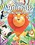 Jungle Animals Coloring book: For kids 2-4