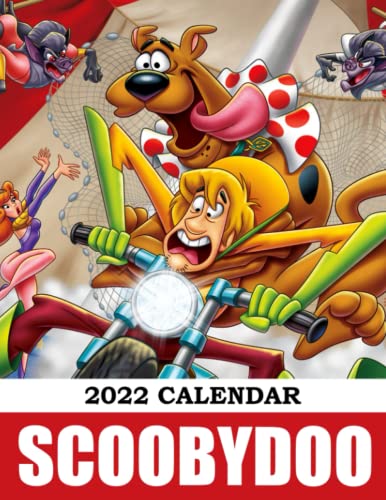 Scoobydσσ Calendar 2022: Mystery Animated, Lunar Moon Phases| January 2022 - December 2022, 12 Months, Squared Monthly Planner | Kalender Calendario Calendrier | BONUS 4 Months 2023 (Paperback)