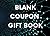 Blank Coupon Gift Book: DIY...