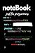 noteBook: notebook for prog...