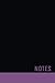 Notes: Purple Stripe Notebo...