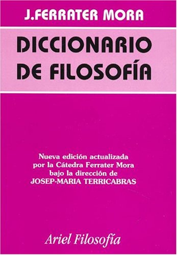 Diccionario de Filosofia - 4 Tomos (Spanish Edition)
