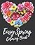 Easy Spring Coloring Book: ...
