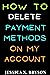 How To Delete Payment Metho...