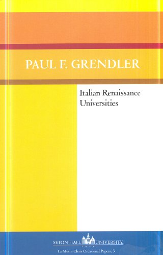 Italian Renaissance Universities (Paperback)