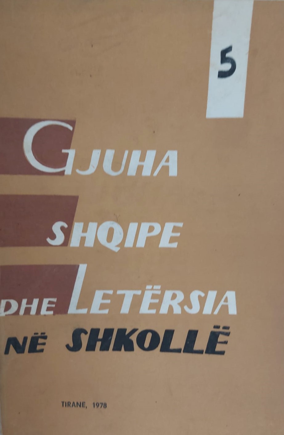 Gjuha shqipe dhe letërsia në shkollë : 5