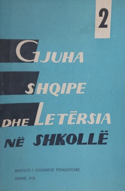 Gjuha shqipe dhe letërsia në shkollë : 2