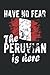Peru Flag Lined Notebook: Funny Peruvian Journal 120 Pages 6" x 9" for anyone with Peruvian Heritage & Roots