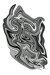 Sketchbook: Black and White Water Marble Sketchbook for doodling, drawing, and sketching - Blank Pages with Border - Size 6 x 9- 40 pages - For all ages