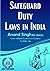Safeguard Duty Laws in India