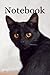 Notebook: Cute Black Cat Bl...