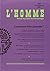 L'Homme, N° 183, Juillet-Se...