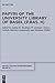 Papyri of the University Library of Basel (Issn)