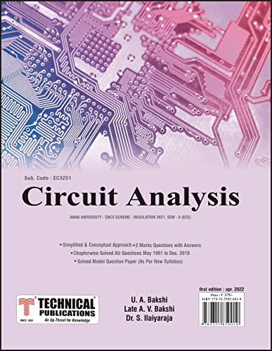 Circuit Analysis for Anna University R21 CBCS ( SEM II/ECE/EC3251)
