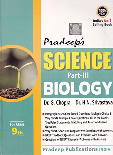 Pradeep's Science Biology for Class 9 - Examination 2021-2022 (Paperback)