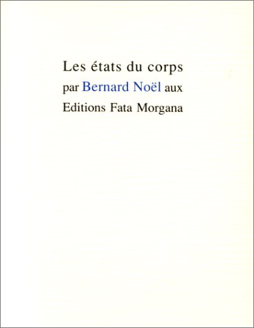 Les états du corps (Mass Market Paperback)
