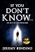 If You Don't Know... by Jeremy Bending If You Don't Know... by Jeremy Bending