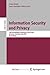 Information Security and Privacy