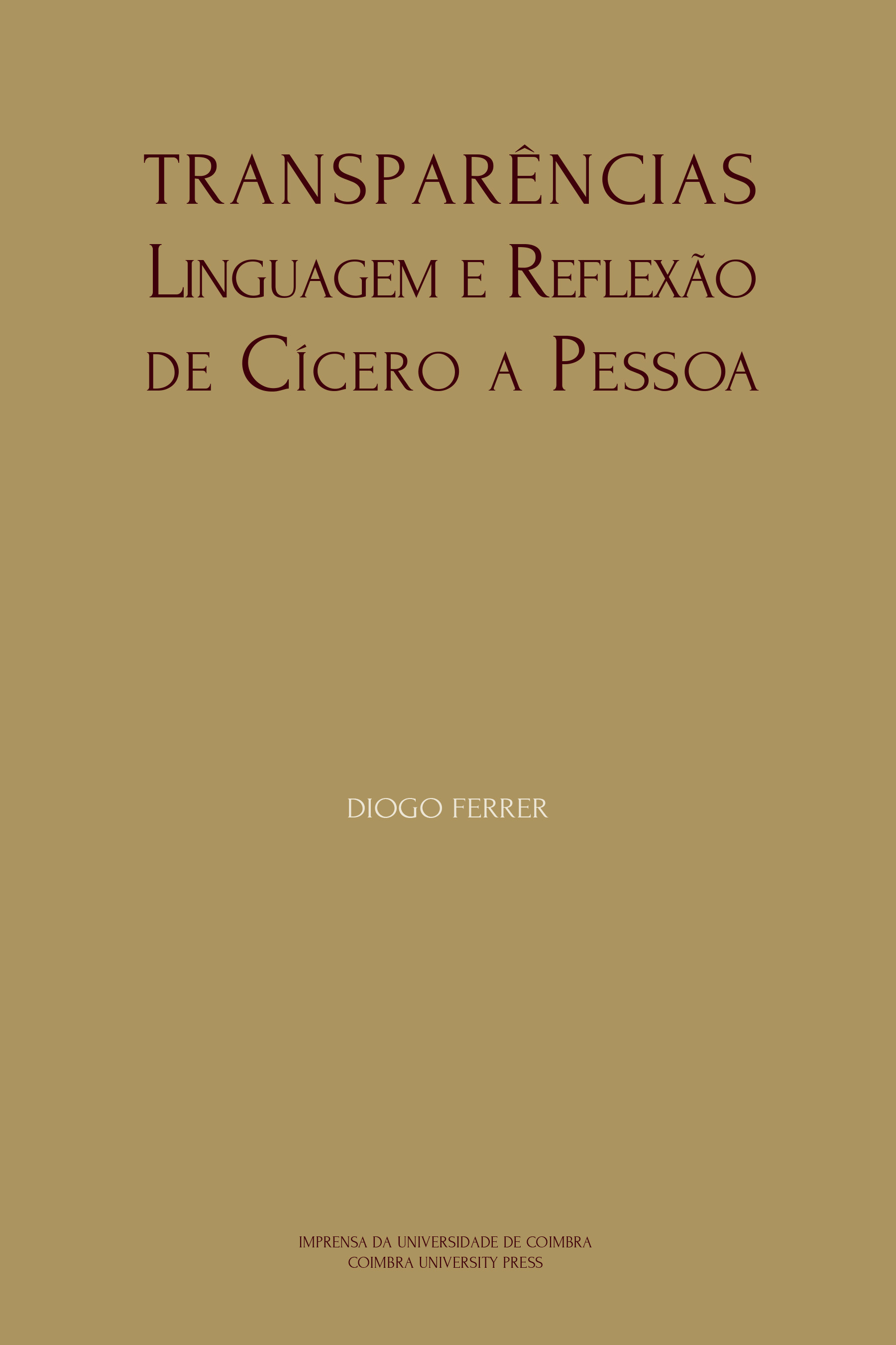 Transparências: Linguagem e Reflexão de Cícero a Pessoa