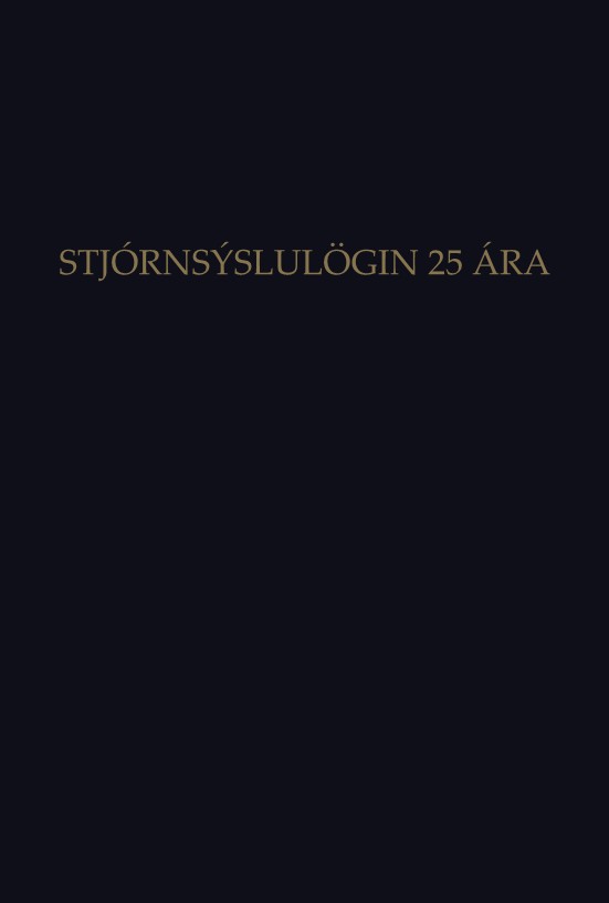Stjórnsýslulögin 25 ára
