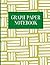 Graph Paper Notebook: 1/2 inch squares : A4 Paper , 5 star notebook , non-perforated , perfect binding , 8.5" x 11" , 100 pages