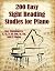 200 Easy Sight Reading Studies for Piano by Robert Anthony