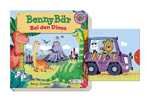Benny Bär: Bei den Dinos (Board Book)