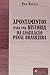 Apontamentos Para Uma Historia da Legislacao Penal Brasileira by Nilo Batista