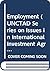 Employment (Issues in International Investment Agreements)