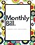 Monthly Bill Planner and Organizer by Mike Thomson