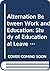 Alternation between work an...