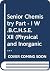 Senior Chemistry Part - I W...