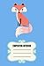 Cute Cartoon Fox Animal & Nature Lover & Gift YM Notebook by Murray Johnson