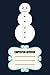 Angry Jeezy Snowman C9 Notebook by Murray Johnson