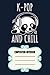 K-pop And Chill - Cute Kawaii Panda 1V Notebook by Murray Johnson