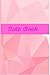 note book: pink, geographical design, simple, quote, motivation