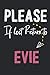 Please If Lost Return To Evie by Sarah Donald