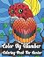 Color By Number Coloring Book For Senior by Dorothy Howard