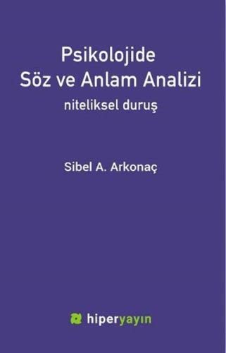 Psikolojide Söz ve Anlam Analizi (Paperback)