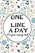 One Line A Day A 6 Year Mem...