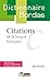 Dictionnaire Bordas Citatio...
