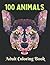 100 animal adult coloring b...