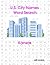 U.S. City Names Word Search...