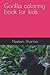 Gorilla coloring book for kids