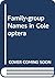 Family-group Names in Coleoptera by Patrice Buochard