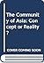 The Community of Asia: Conc...