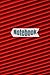 Notebook: 6"x9", Red Abstra...