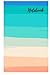 Notebook: Striped Beach Colors