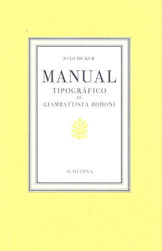 Manual Tipográfico de Giambattista Bodoni (Hardcover)