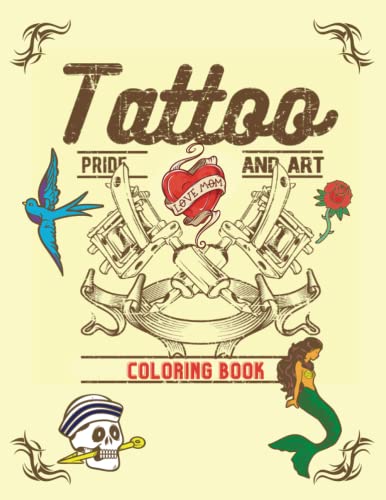 Tattoo Coloring Book (Paperback)